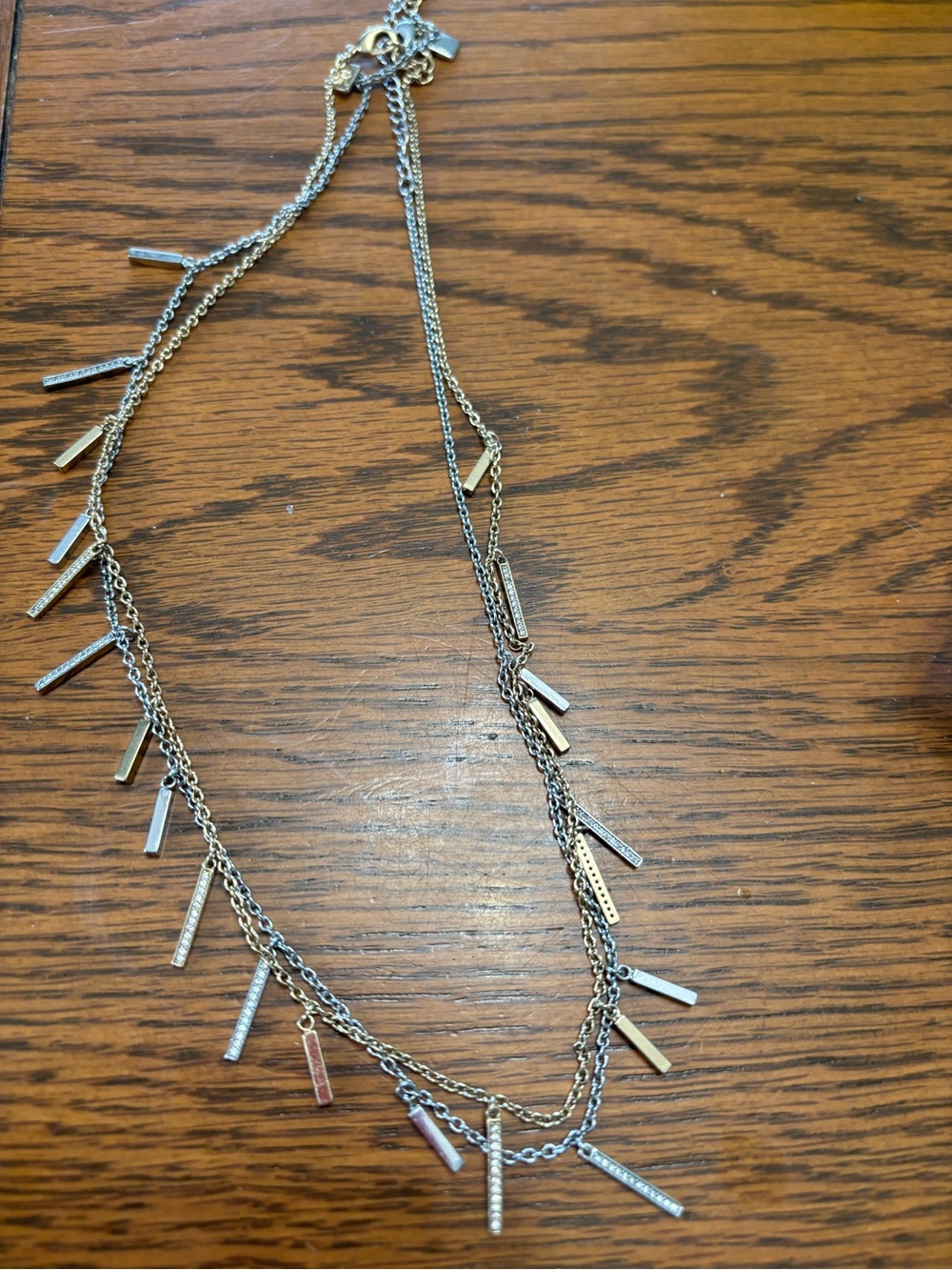 Banana republic chains - one gold tone and other silver tone